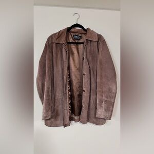 Apropos Brown Suede Jacket Womens Size 12 Vintage Boho Western